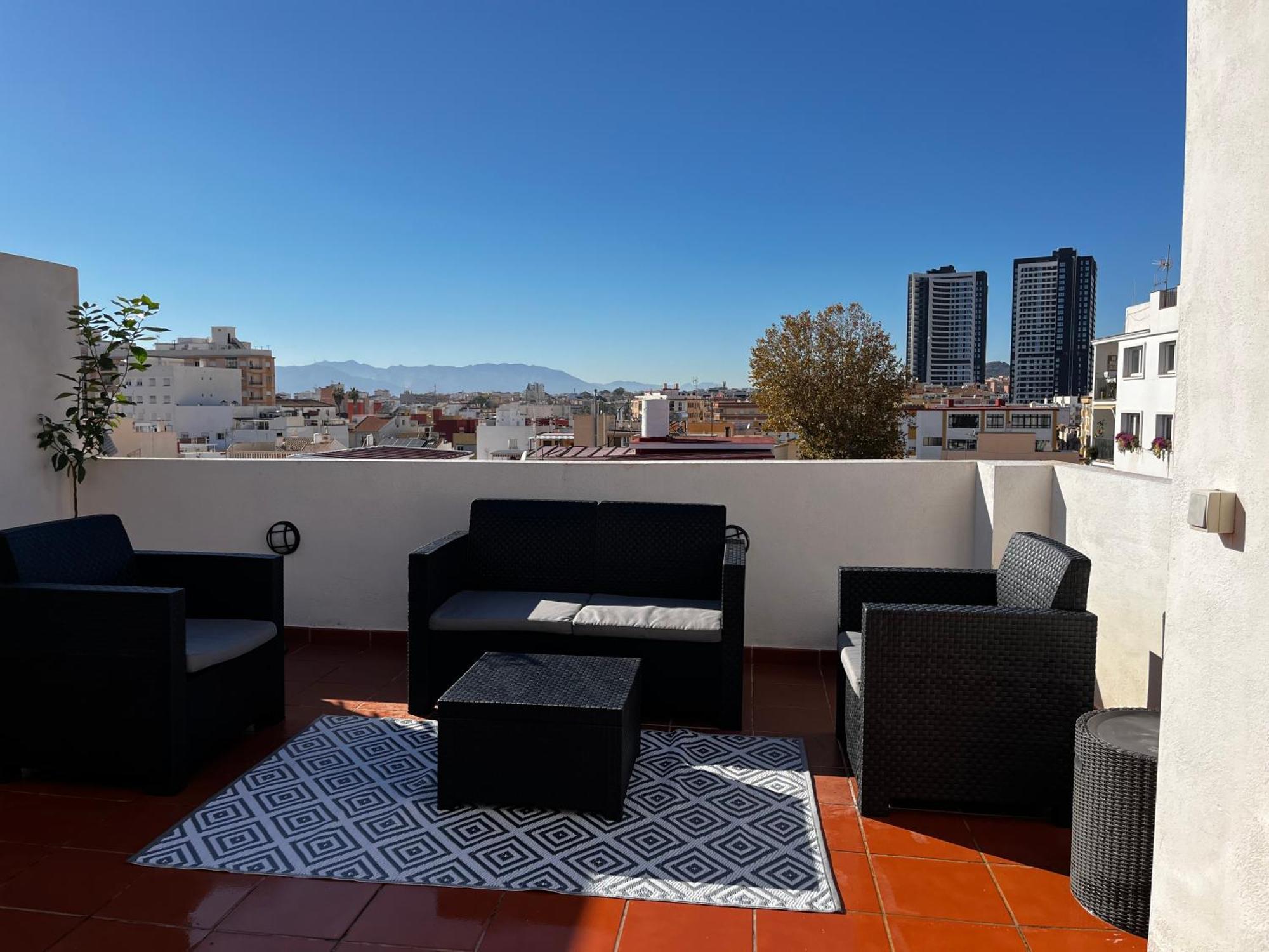 Barcelo 30, Terrace, Center, Garage On Request, Quite Neighborhood, Ba Apartment Malaga Luaran gambar